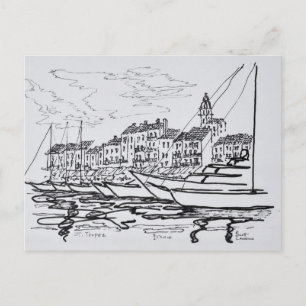 Carte Postale Port de Saint-Tropez Côte d'Azur, France