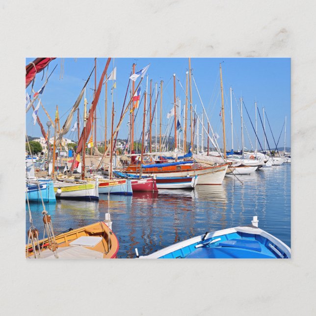 Carte Postale Port de Sanary-sur-Mer en France (Devant)