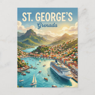Carte Postale Port de St. George's Grenade