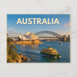 Carte Postale Port de Sydney Australie