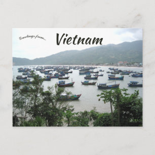 Carte Postale Port de Vador Ninh Khanh Hoa au Vietnam
