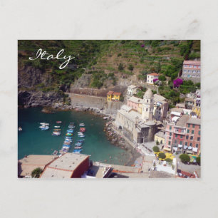 Carte Postale port de vernazza italie