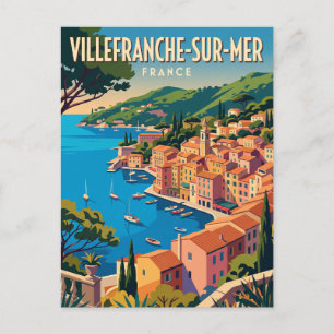 Carte Postale Port de Villefranche-sur-Mer France