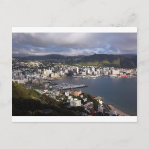 Carte Postale Port de Wellington, Nouvelle-Zélande