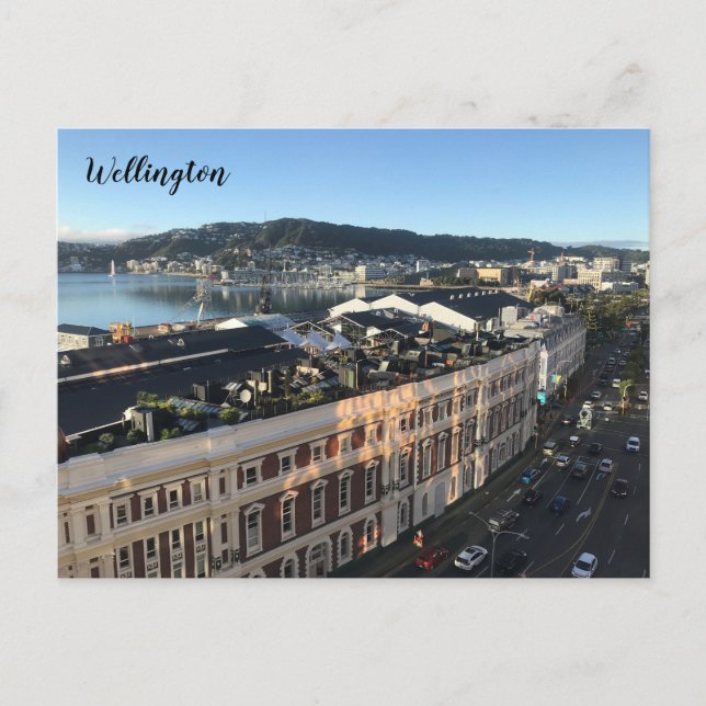 Carte Postale port de Wellington NZ (Devant)