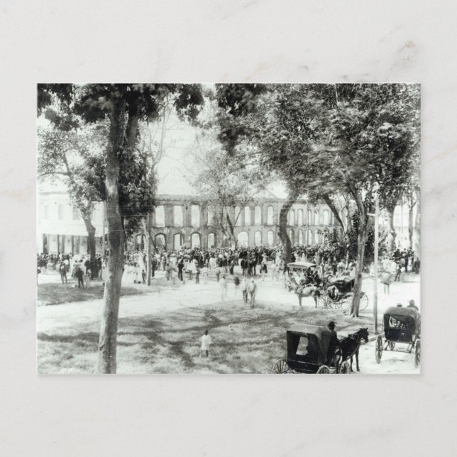 Carte Postale Port d'Espagne, Trinidad, 1891 (Devant)