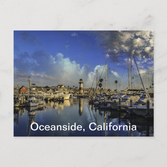 Carte Postale Port d'Oceanside (Devant)