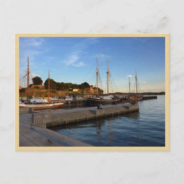 Carte Postale Port d'Oslo (Devant)