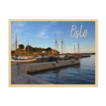 Port d'Oslo avec texte