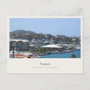 Carte Postale Port et collines de Nouméa