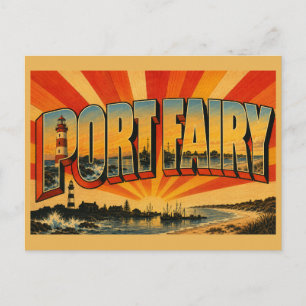 Carte Postale Port Fairy Victoria Australie Patrimoine Artistiqu