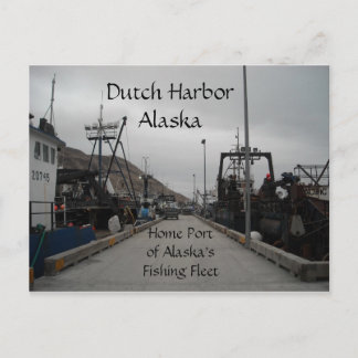 Carte Postale Port hollandais Cale noire