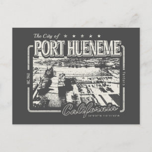 CARTE POSTALE PORT HUENEME CALIFORNIE VINTAGE - BASE NAVALE