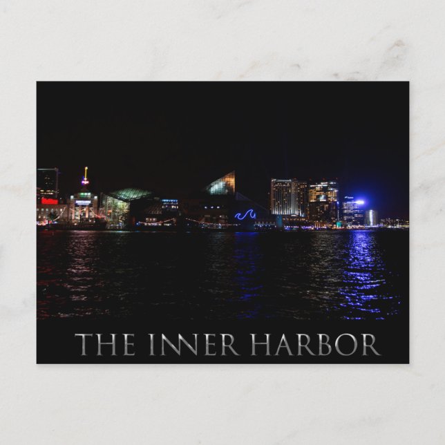 Carte Postale Port intérieur à Baltimore (Devant)