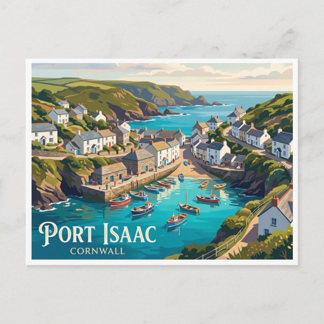 Carte Postale Port Isaac Angleterre (Devant)