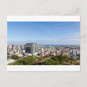 Carte Postale Port Louis Skyline capitale de Maurice par da