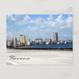 Carte Postale port malecon habana