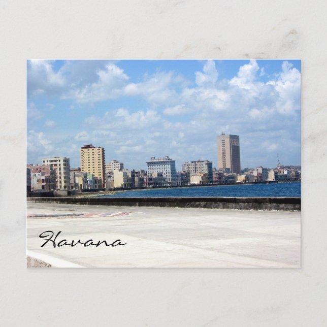 Carte Postale port malecon habana (Devant)
