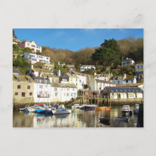 Carte Postale Port Polperro Cornwall Angleterre