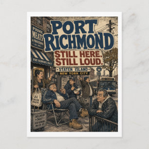 Carte Postale Port Richmond Staten Island New York City Local