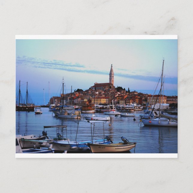 Carte Postale Port Rovinj, Croatie (Devant)