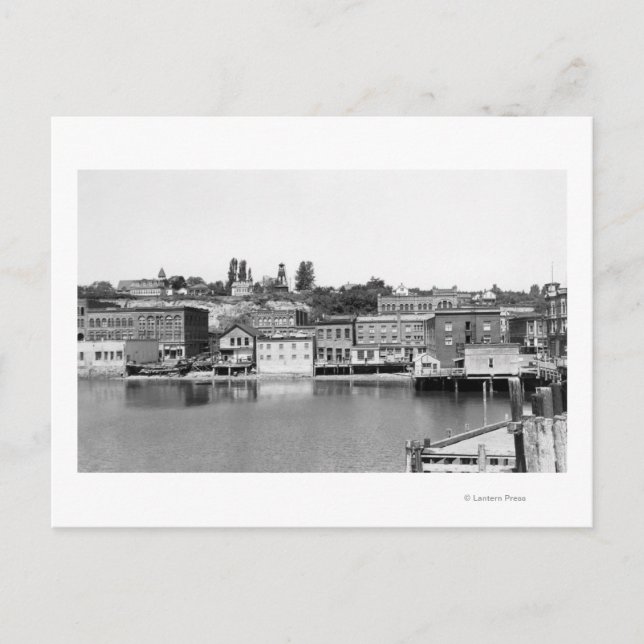 Carte Postale Port Townsend, WA Waterfront Town View Photograp (Devant)