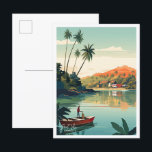 Carte Postale Port Vila Vanuatu Illustration du Vintage voyage d<br><div class="desc">Port Vila Vanuatu Art Vintage illustration du lieu de voyage</div>