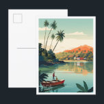 Carte Postale Port Vila Vanuatu Illustration du Vintage voyage d<br><div class="desc">Port Vila Vanuatu Art Vintage illustration du lieu de voyage</div>