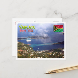 Carte Postale Port Vila - Vanuatu - Vue aérienne -