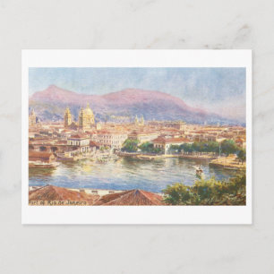 Carte Postale Port Vintage de Rio de Janeiro
