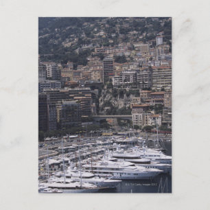 Carte Postale Port, vue verticale, Monte Carlo, France