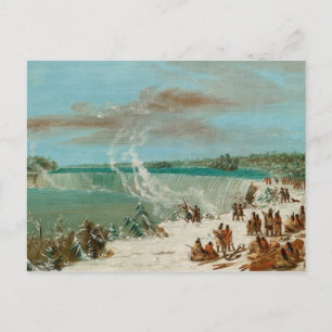 Carte Postale Portage autour des chutes du Niagara à Table Rock