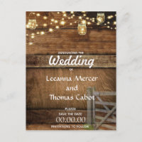 Portail agricole rustique Enregistrer la date Cart