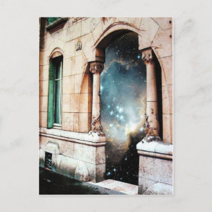 Carte Postale Portail des stars cosmos cosmos building gate