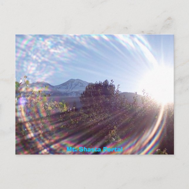 Carte Postale Portail du mont Shasta (Devant)
