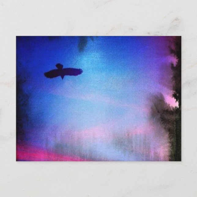 Carte postale Portail en flammes (Devant)