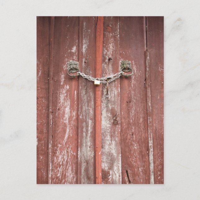 Carte Postale porte (Devant)