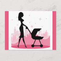 Porte-bébé à la mode pour maman poussant