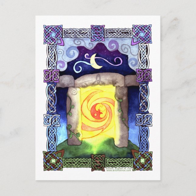 Carte Postale Porte celtique (Devant)