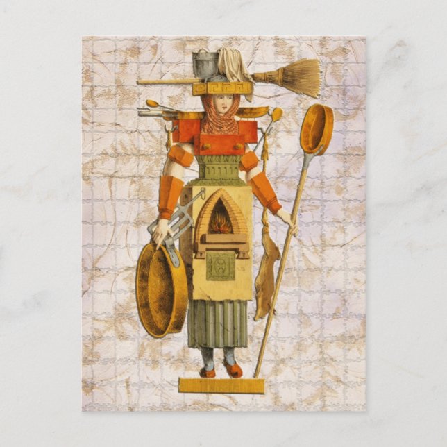 Carte Postale Porte-cuisine (Devant)