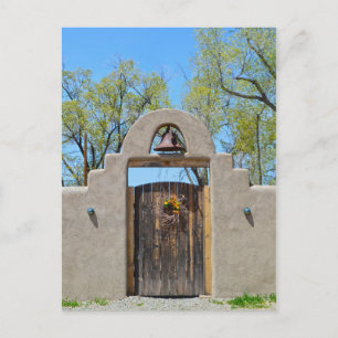 Carte Postale Porte dans un mur Adobe, Nouveau-Mexique