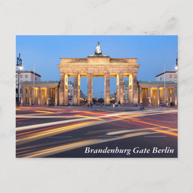 Carte Postale Porte de Brandebourg à Berlin (Devant)