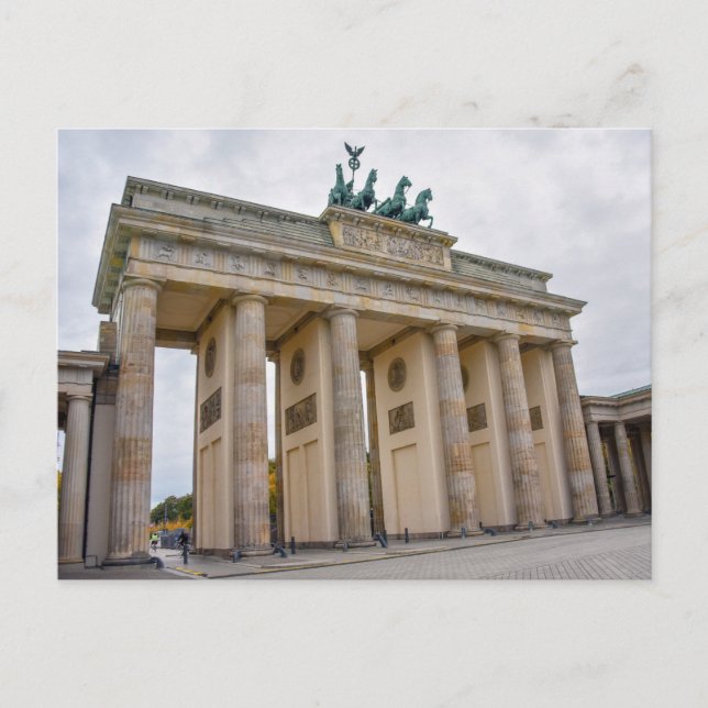 Carte Postale Porte de Brandebourg, Berlin, Allemagne (Devant)