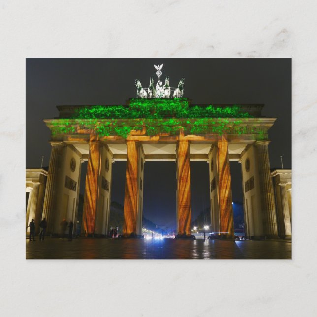 Carte Postale Porte de Brandebourg, Berlin, Allemagne (Devant)