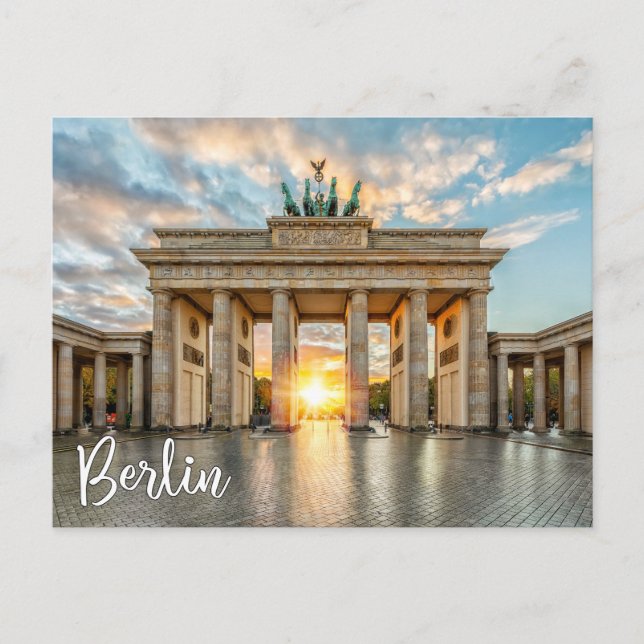 Carte Postale Porte de Brandebourg, Berlin, Allemagne