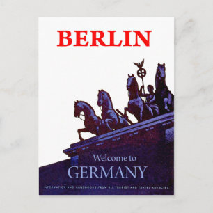 Carte Postale Porte de Brandebourg, Berlin, Allemagne, vue de la