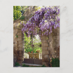 Carte Postale Porte de jardin