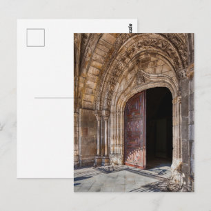 Carte Postale Porte de la cathédrale Se de Braga. Braga, Portuga