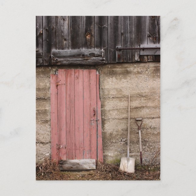 Carte Postale Porte de la grange (Devant)