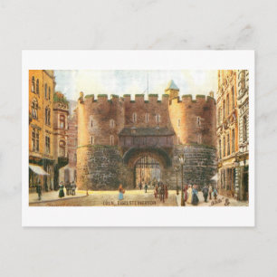 Carte Postale Porte de la ville d'Eigelstein, Allemagne vintage